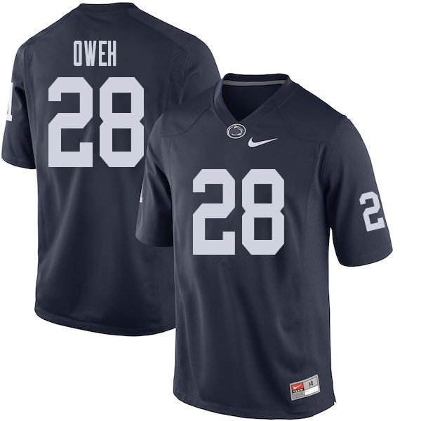 Men #28 Jayson Oweh Penn State Nittany Lions College Football Jerseys Sale-Navy